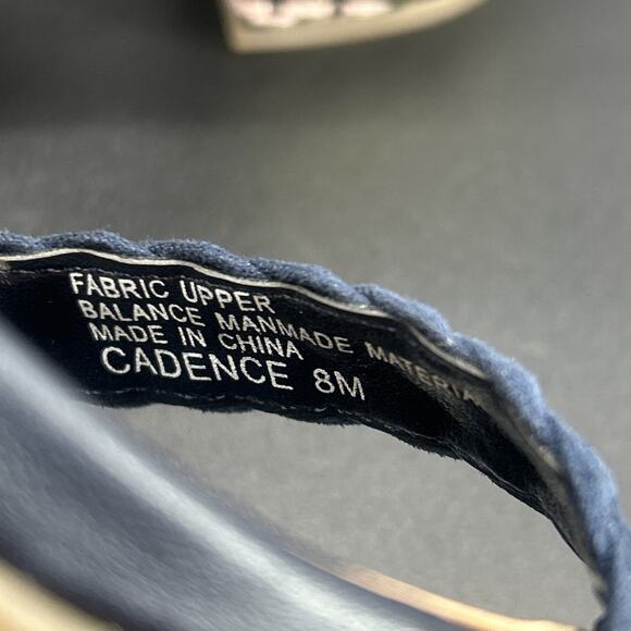 New Crown Vintage Cadence Womens 8M Aztec Navy Block Heel Open Toe Braid Sandal - Picture 10 of 10